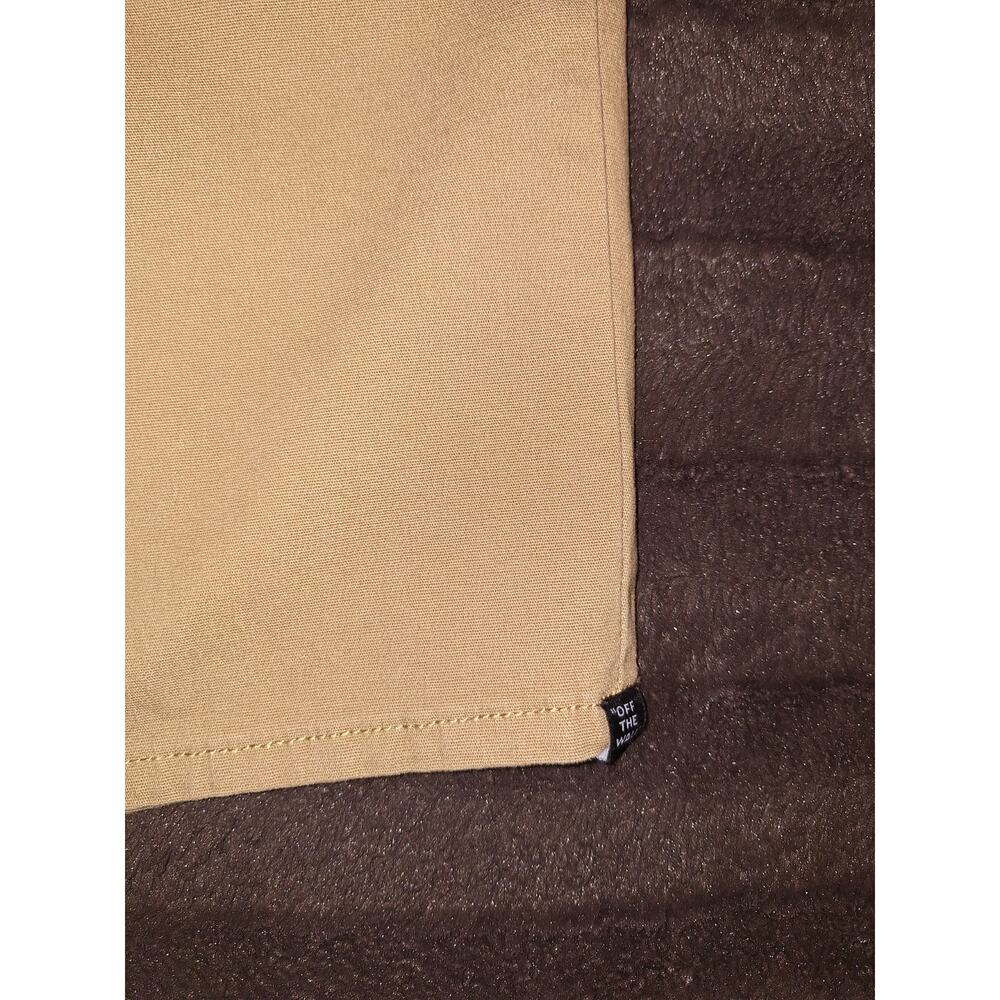 VANS brown Chino Shorts Men's Regular Fit Cotton Blend Flat Front Pockets Logo - Picture 10 of 10